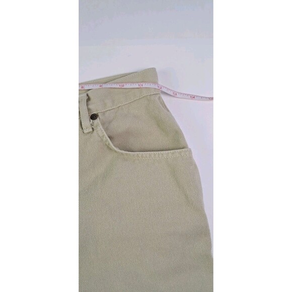 Styles To Go Womens Size 7/8 24" Khaki Tan Bermuda Shorts High Waist Vintage 90s - Picture 3 of 6